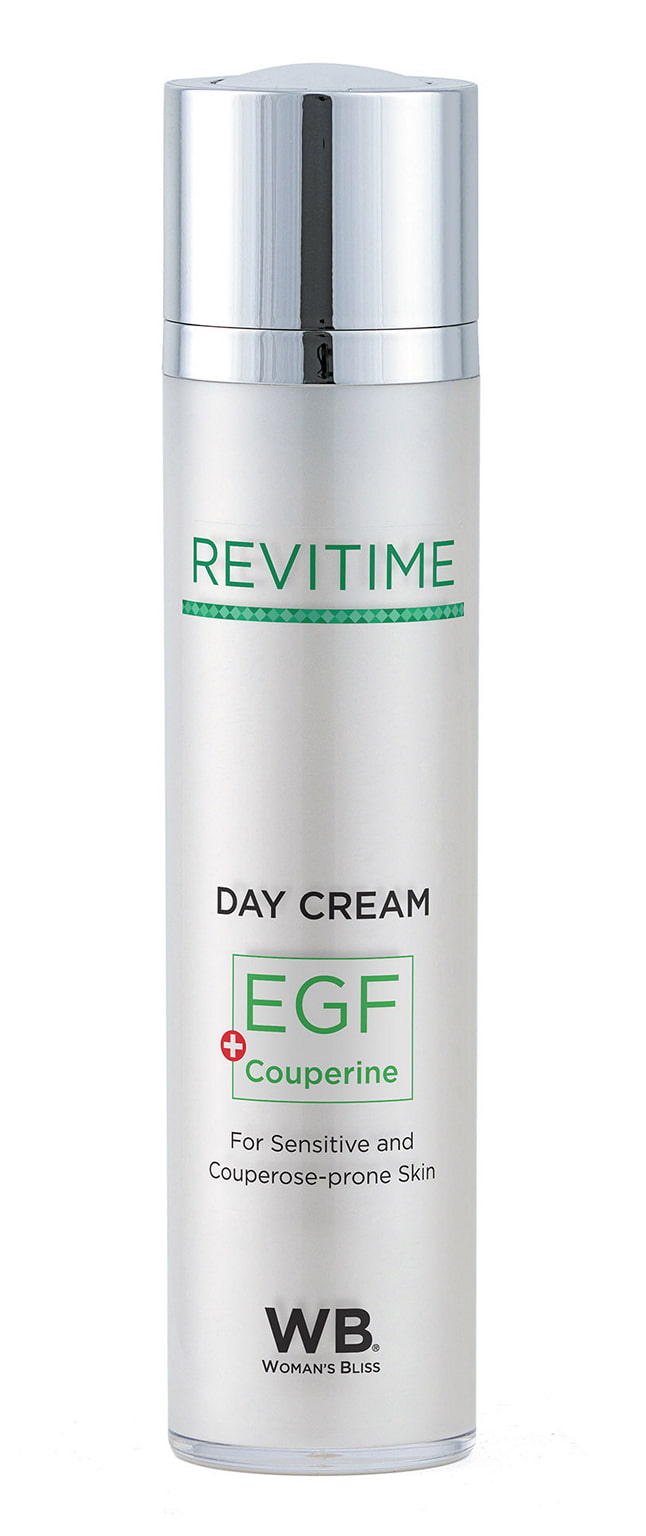WOMAN'S BLISS Крем дневной для чувствительной и склонной к куперозу кожи c EGF и Couperine — 50 мл