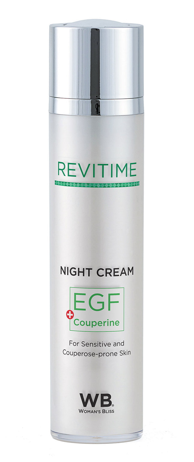 Крем ночной для чувствительной и склонной к куперозу кожи c EGF и Couperine - 50 мл