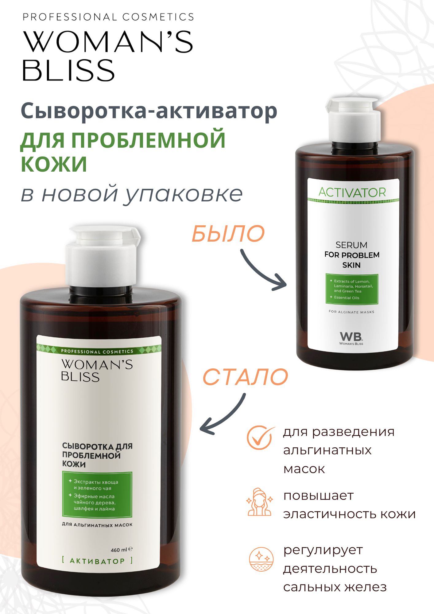Сыворотка (активатор) для проблемной кожи - 460 мл